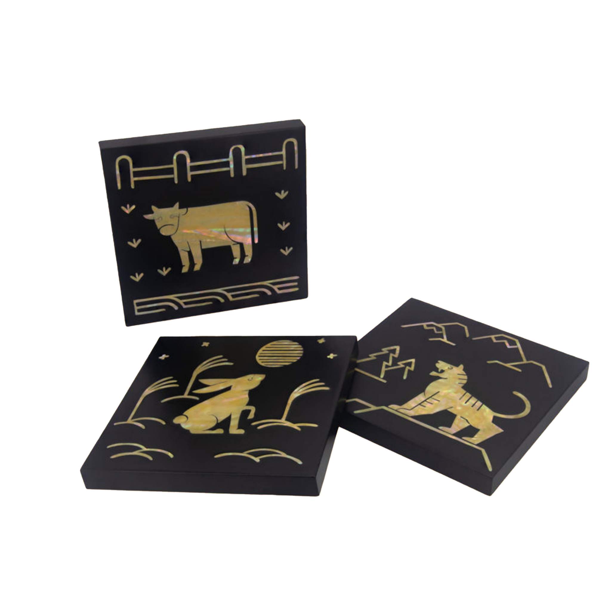 The Twelve Zodiac Animals Coaster | animal,coaster,koreaness,T_K,Twelve Zodiac | Coffee & Tea Sets | Jeon Han Na Jeon