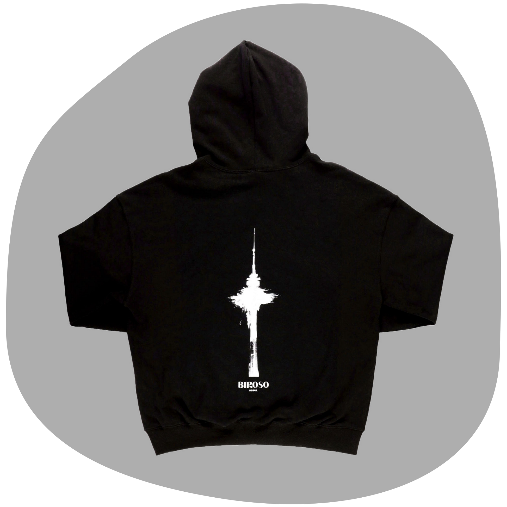 BIROSO Calligraphy Hoodie (Namsan Tower Design)