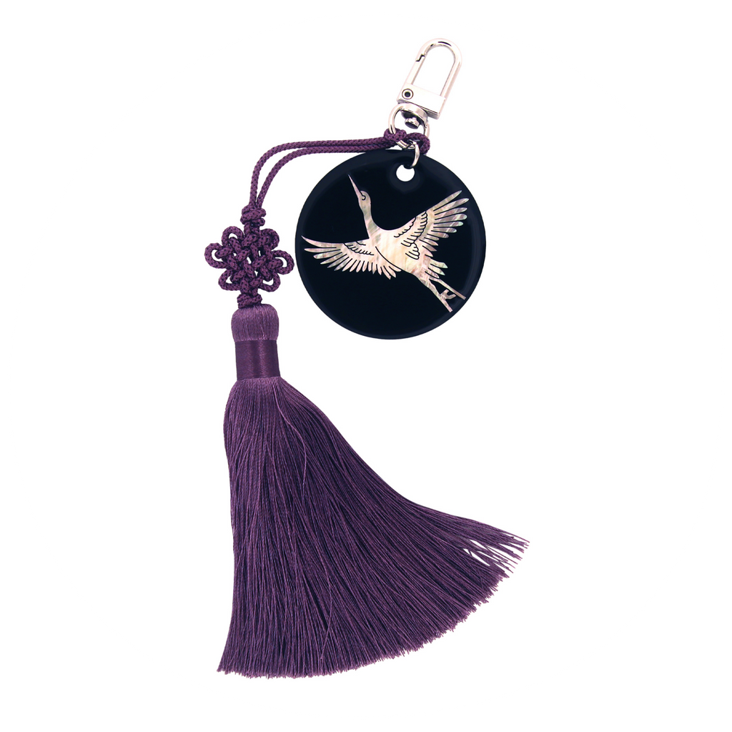 Jagae Crane Norigae Keyring_Purple | T_E,T_F | Keychains | Jeon Han Na Jeon