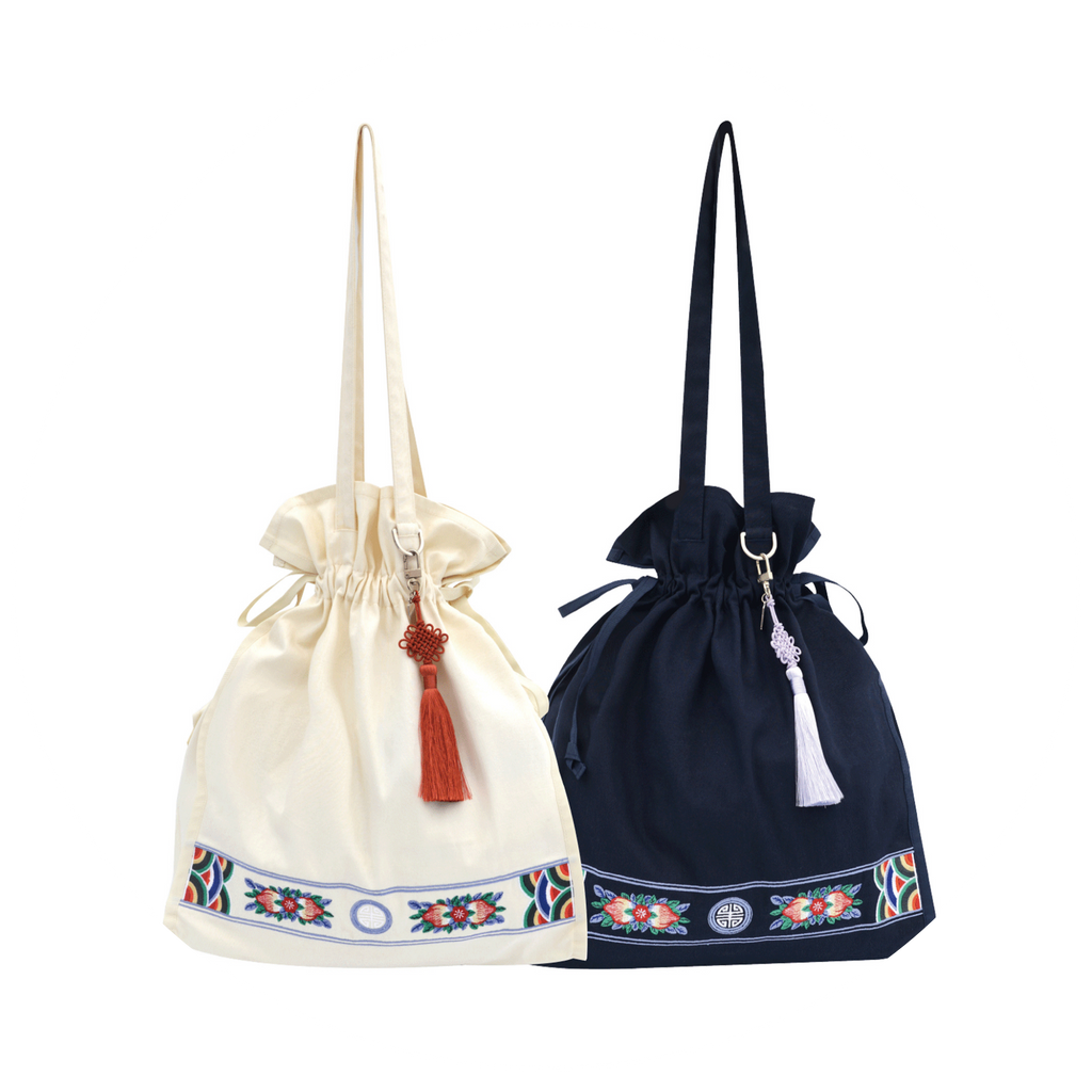 Gungbo Bojagi Embroidery Bokjori Eco Bag | T_E,T_F | Uncategorized | MIMIDAR