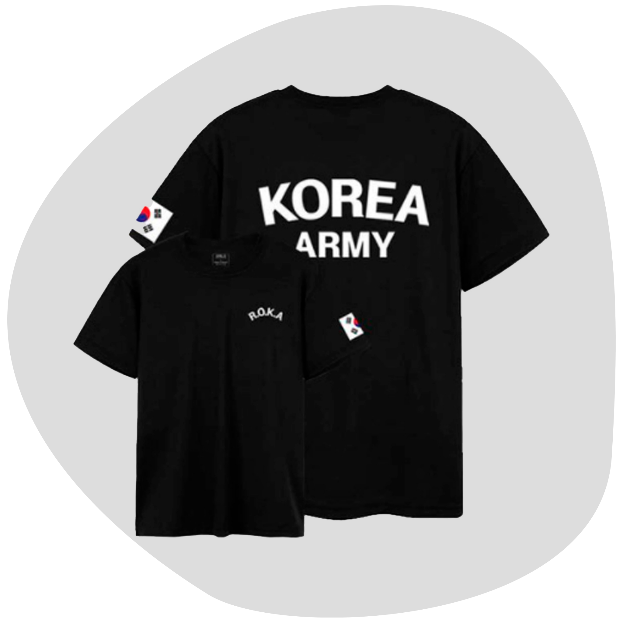 Korean t shirt on sale