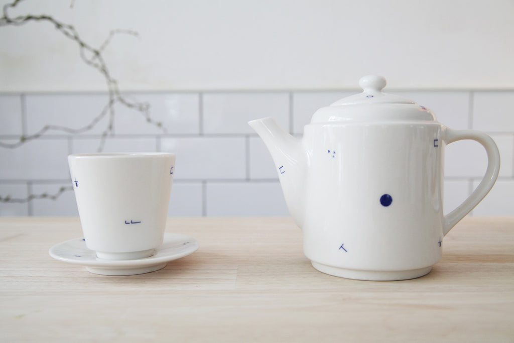 Korean consonant pattern teapot (dot pattern) | hangeul,hangul,korean,tea,teapot | Uncategorized | Sorosi