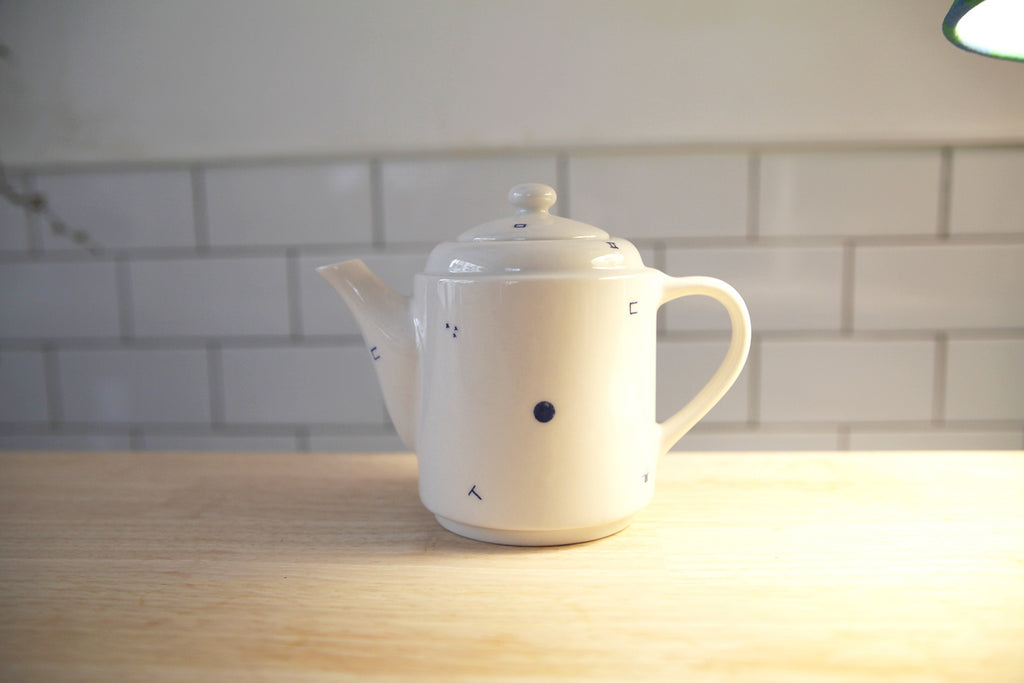 Korean consonant pattern teapot (dot pattern) | hangeul,hangul,korean,tea,teapot | Uncategorized | Sorosi