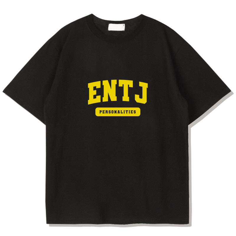MBTI T-Shirt / Black (ALL 16 Personalities) | Clothes | | GLAD BLISS