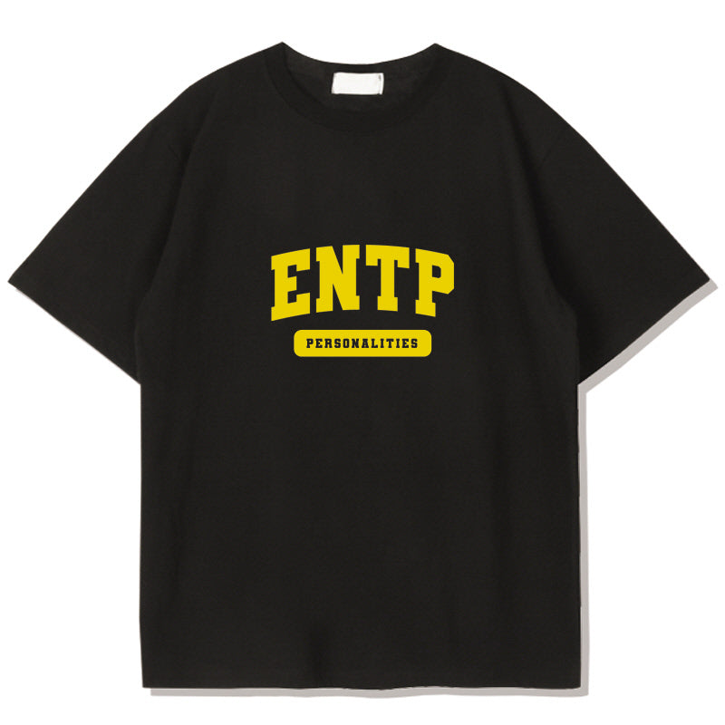 MBTI T-Shirt / Black (ALL 16 Personalities) | Clothes | | GLAD BLISS