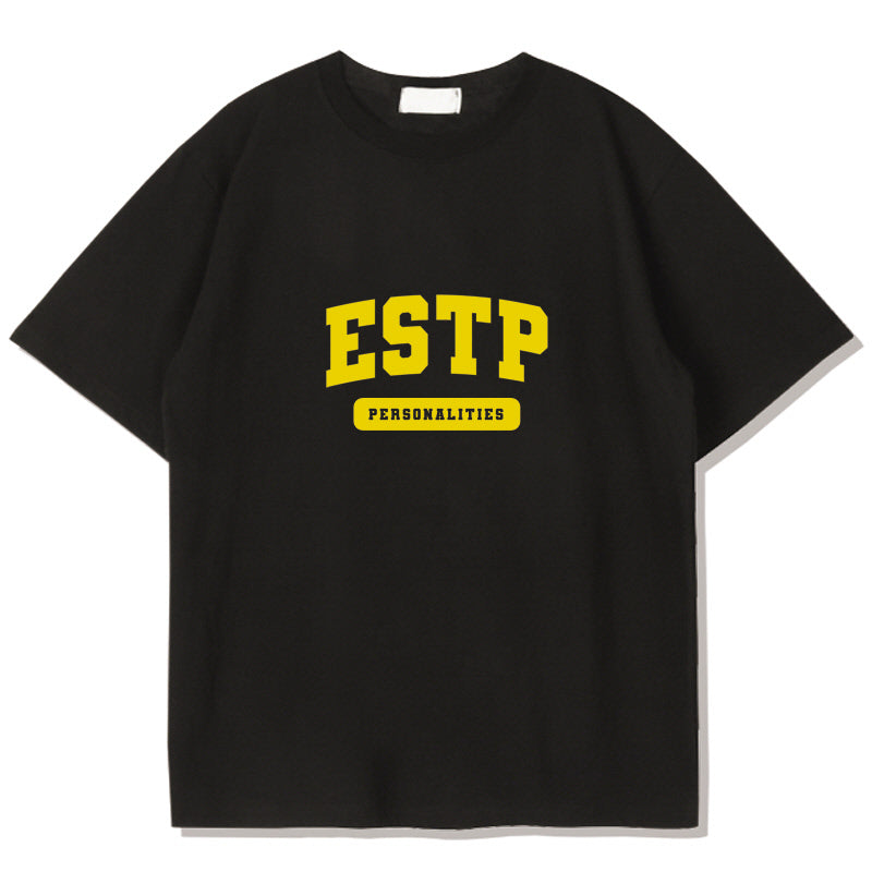 MBTI T-Shirt / Black (ALL 16 Personalities) | Clothes | | GLAD BLISS