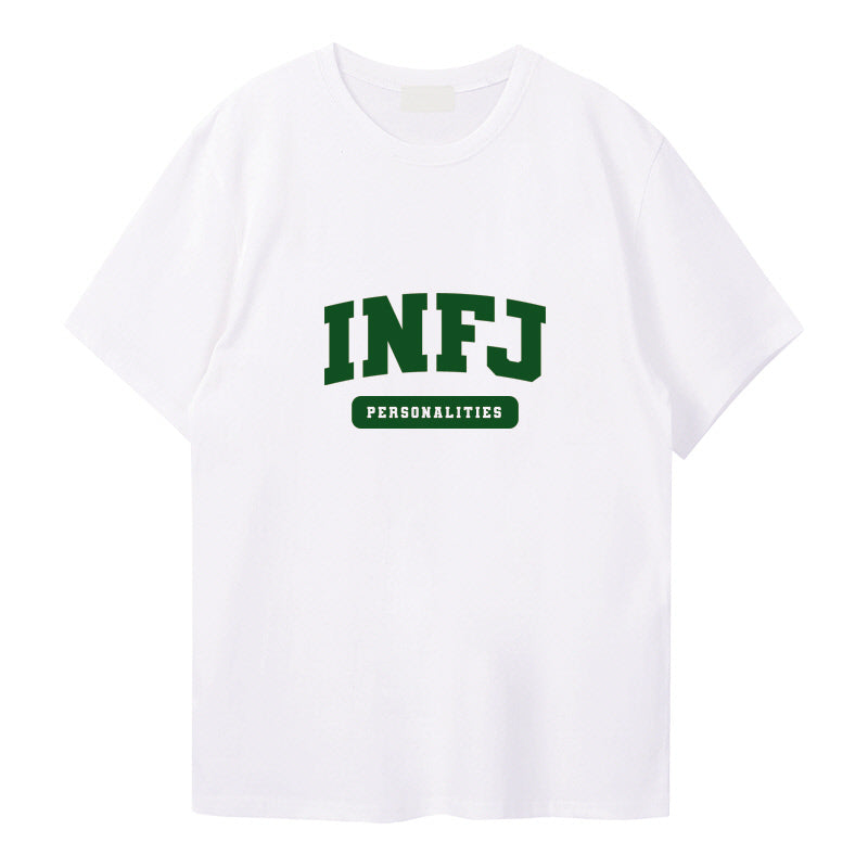 MBTI T-Shirt / White (ALL 16 Personalities) | Clothes | | GLAD BLISS