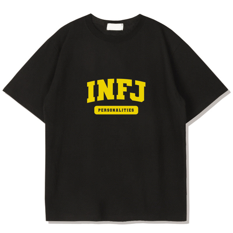MBTI T-Shirt / Black (ALL 16 Personalities) | Clothes | | GLAD BLISS