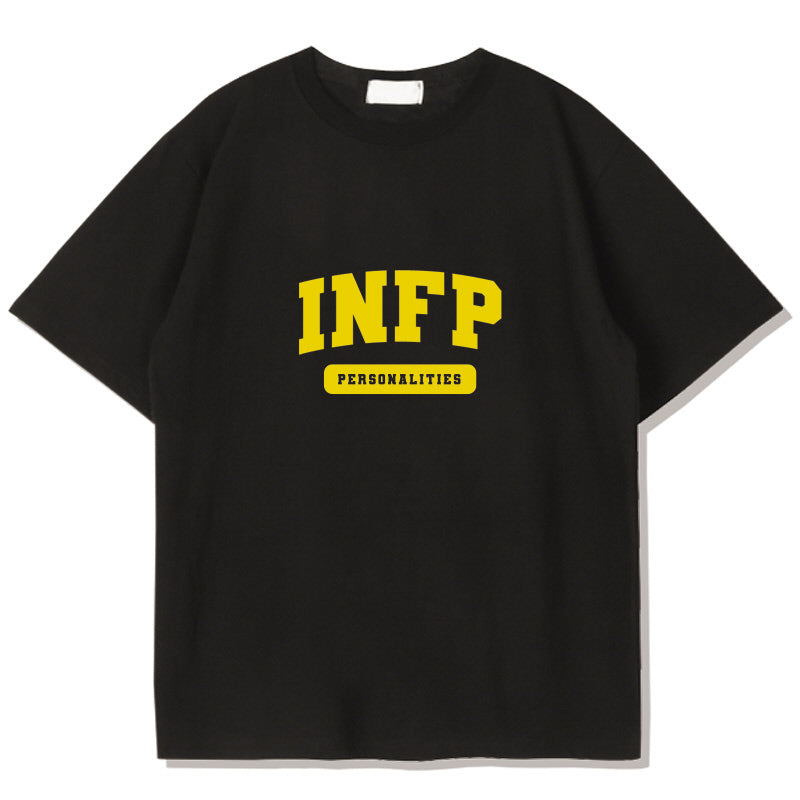 MBTI T-Shirt / Black (ALL 16 Personalities) | Clothes | | GLAD BLISS