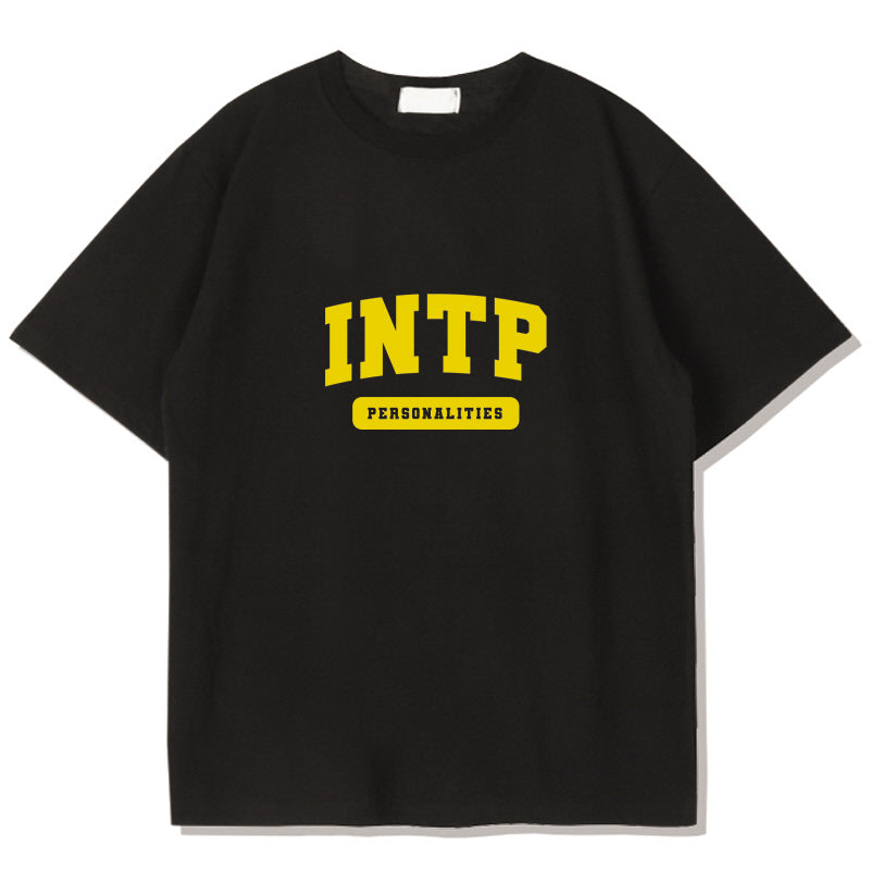 MBTI T-Shirt / Black (ALL 16 Personalities) | Clothes | | GLAD BLISS