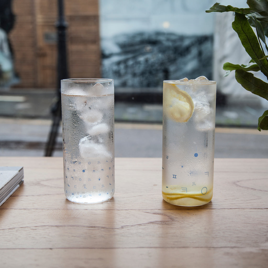 Hangeul Pattern Heat Resistant Glass Set 2p | | Uncategorized | Sorosi