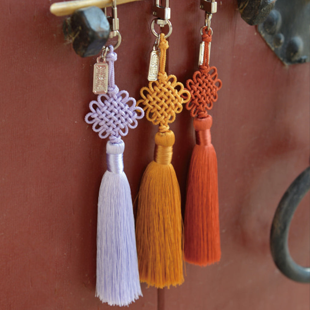 Korean Traditional Chrysanthemum Knot Keyring Norigae | T_E,T_F | Uncategorized | MIMIDAR