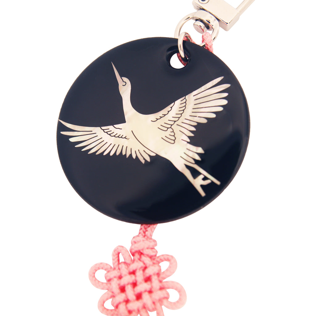 Jagae Crane Norigae Keyring_Pink | T_E,T_F | Keychains | Jeon Han Na Jeon
