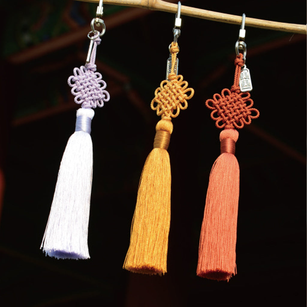Korean Traditional Chrysanthemum Knot Keyring Norigae | T_E,T_F | Uncategorized | MIMIDAR