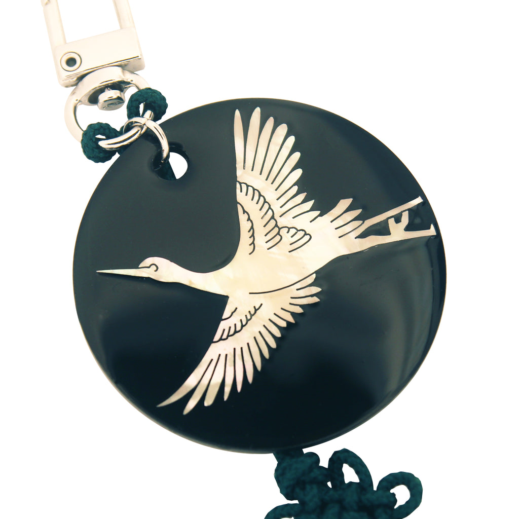 Jagae Crane Norigae Keyring_Green | T_E,T_F | Keychains | Jeon Han Na Jeon