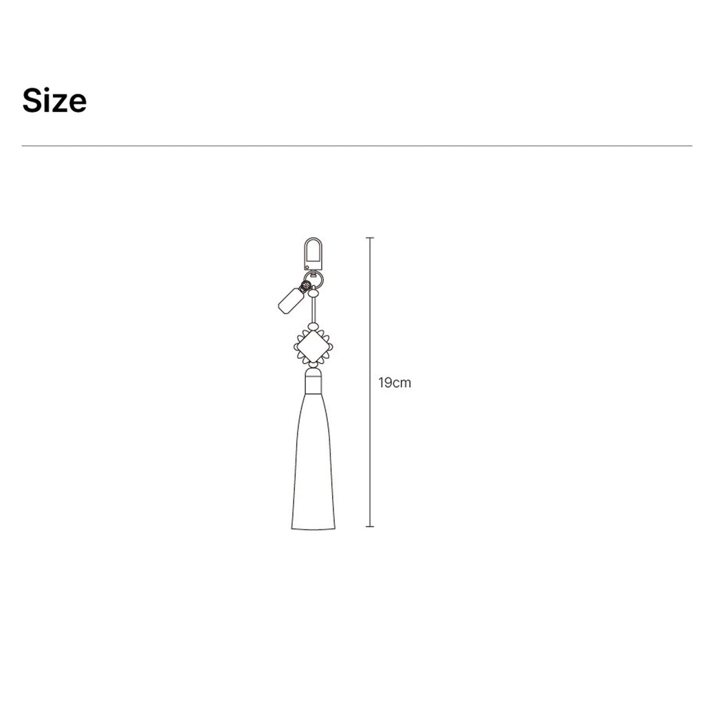 Korean Traditional Chrysanthemum Knot Keyring Norigae | T_E,T_F | Uncategorized | MIMIDAR