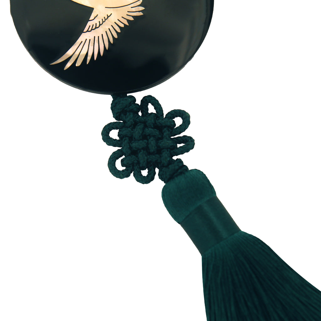 Jagae Crane Norigae Keyring_Green | T_E,T_F | Keychains | Jeon Han Na Jeon