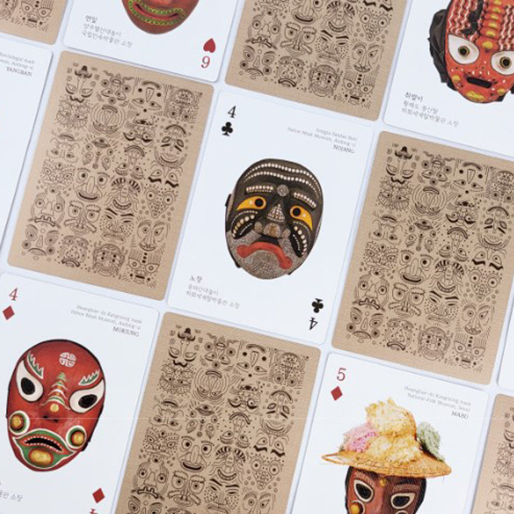 Korean Traditional Mask Playing Card | T_H | Arts & Entertainment | Design Gaanche