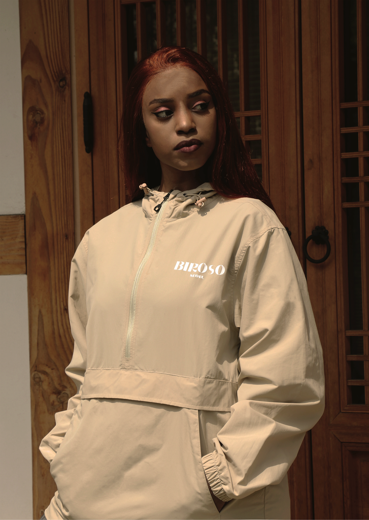 BIROSO Simple Logo Anorak Windbreaker Jacket | Clothes,fashion | | BIROSO