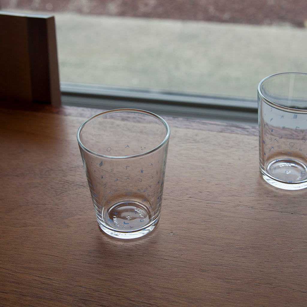 Hangeul Pattern Glass Cup | | Uncategorized | Sorosi