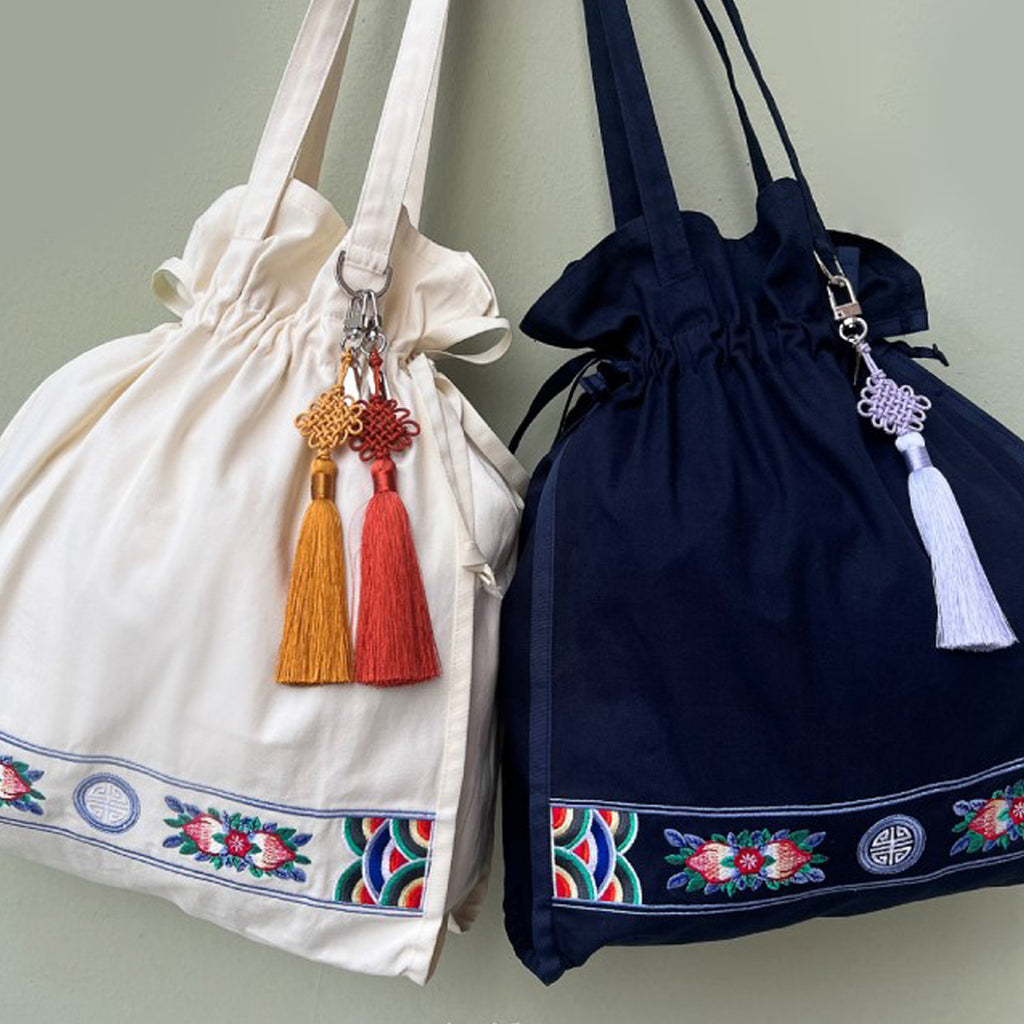 Gungbo Bojagi Embroidery Bokjori Eco Bag | T_E,T_F | Uncategorized | MIMIDAR