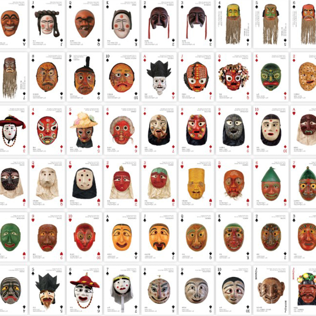 Korean Traditional Mask Playing Card | T_H | Arts & Entertainment | Design Gaanche