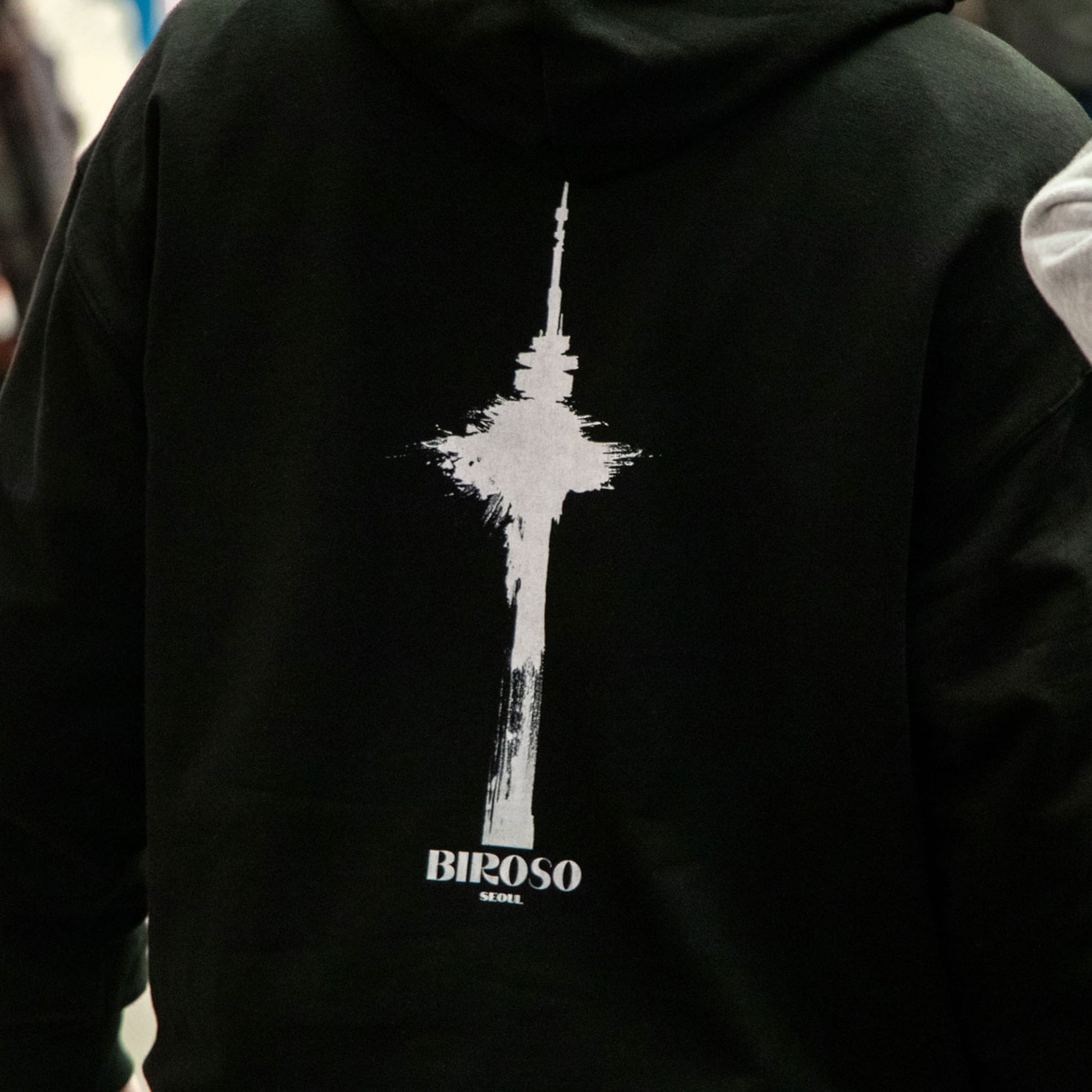 BIROSO Calligraphy Hoodie (Namsan Tower Design)