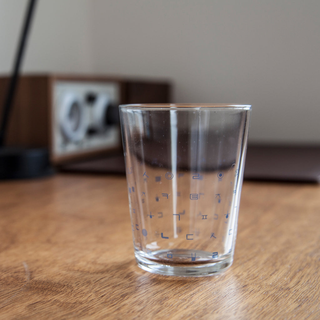 Hangeul Pattern Glass Cup | | Uncategorized | Sorosi