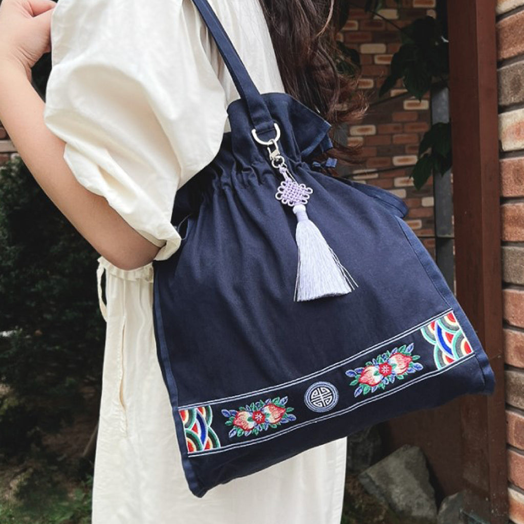 Gungbo Bojagi Embroidery Bokjori Eco Bag | T_E,T_F | Uncategorized | MIMIDAR