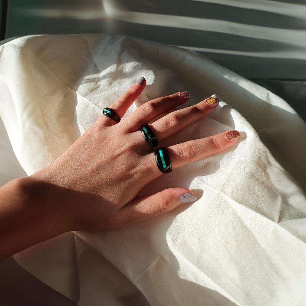 Jagae Ring - Blue Line | T_A,T_F | Rings | lemowoo