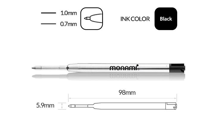 153 Black & White | Stationary | | monami